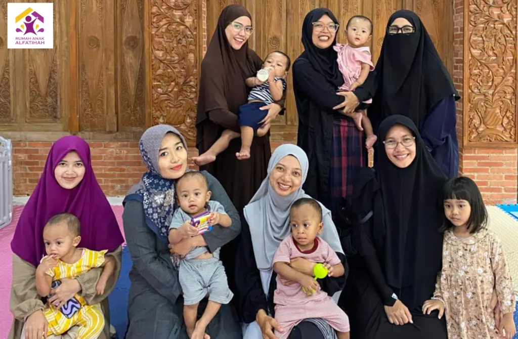 Rumah Anak Alfatihah mendapat kunjungan spesial dari Jogja Muslimah Preneur